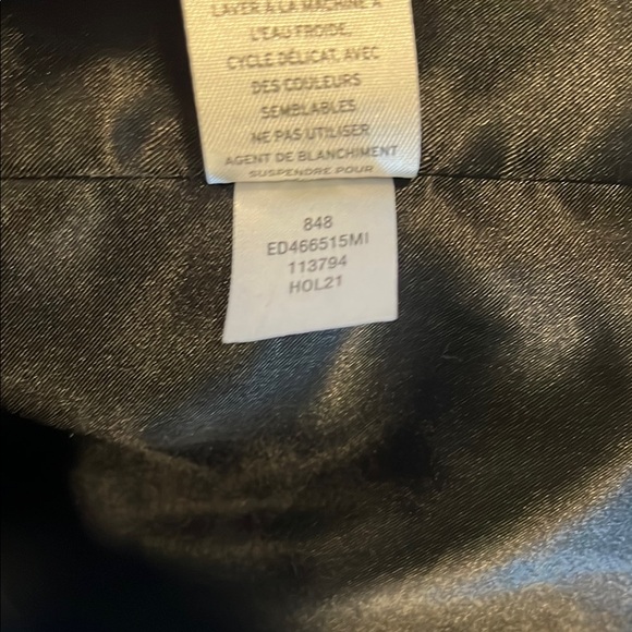 Nordstrom Open Edit Women's Oversized Faux/Vegan Leather Blazer, Black, XL - Picture 5 of 9